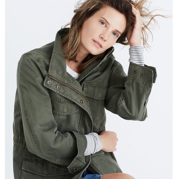 Madewell Jackets & Blazers - Madewell Green Surplus Jacket XXS NWOT